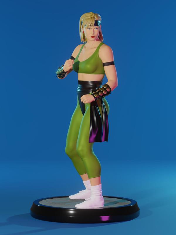 Sonya Blade - MK1 Stance