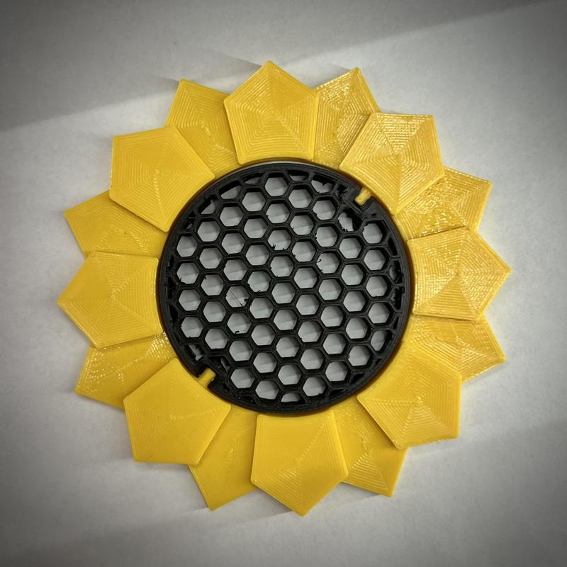 Flower Fidget Spinner, Sunflower design