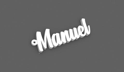 Manuel Name Key Ring