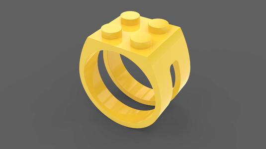 Building Block Ring - 2x2 Plate