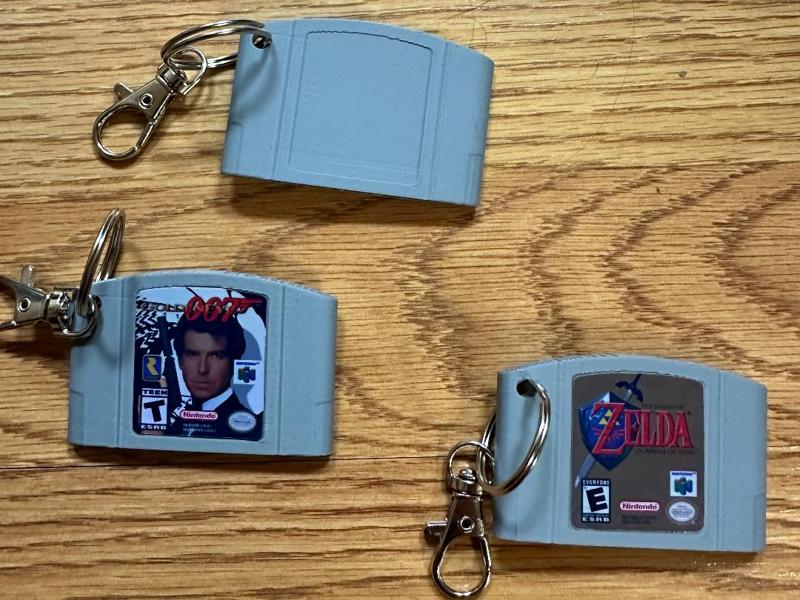 n64 Cartridge Keychain