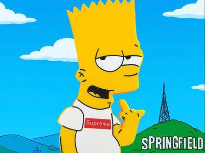 Bart Simpson Supreme Lightbox