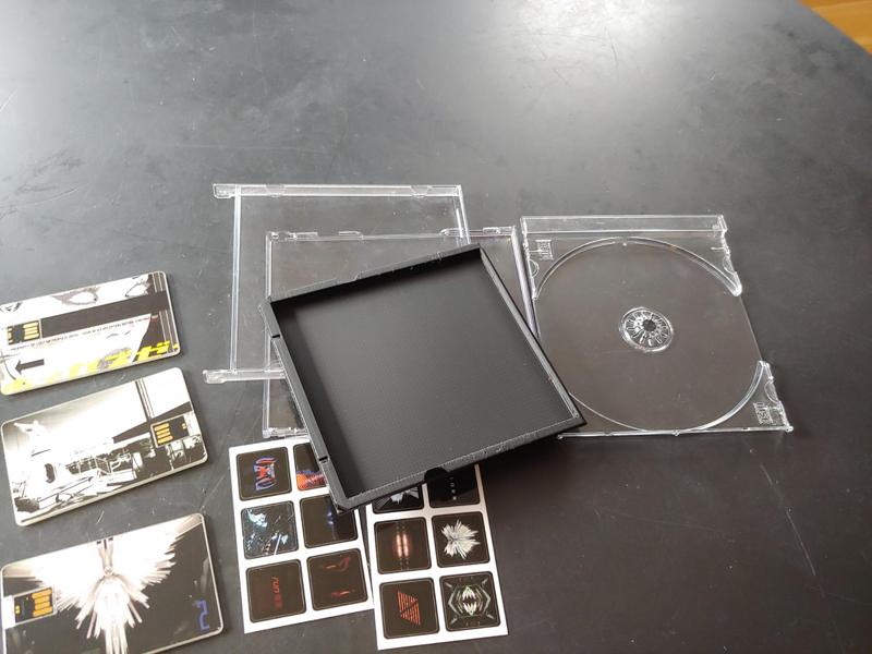 Repurposed Compact Disc Jewel Case Insert