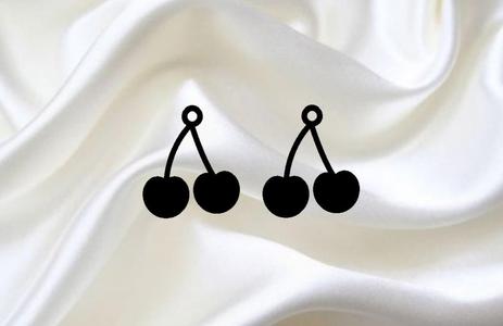 Cherries I said earrings earrings cat earrings jewelry jewel