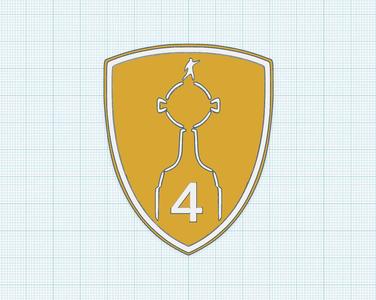 Campeon Libertadores Patch/Key Ring (4)