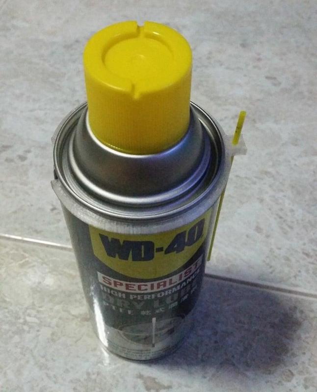 WD-40 360ml can straw holder