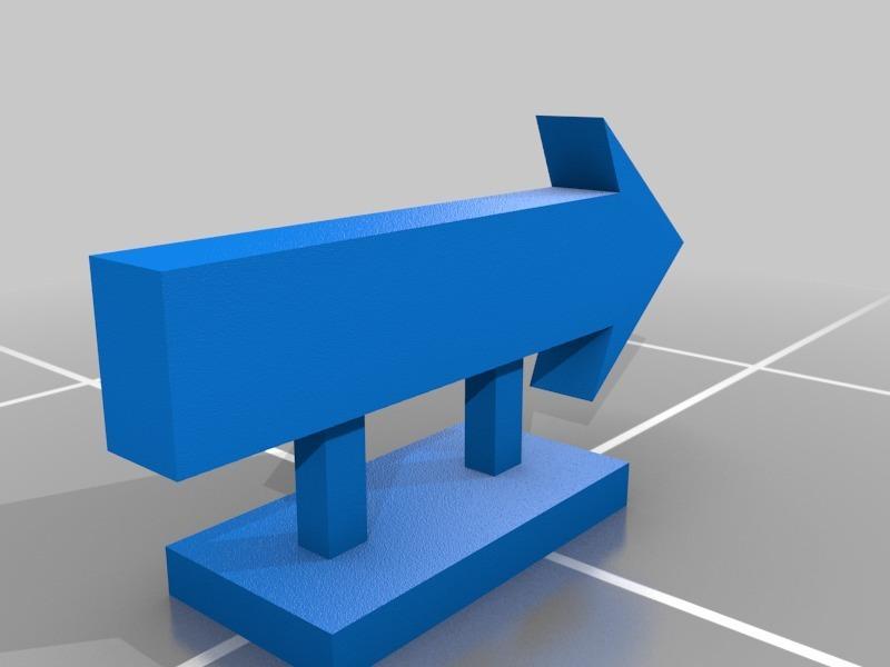 Basketball referee's alternating arrow