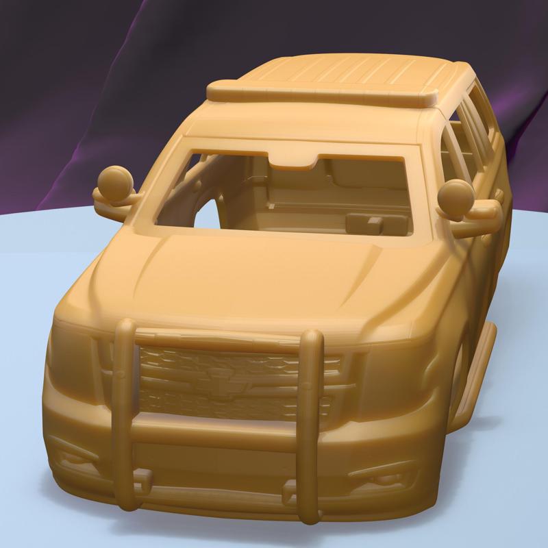 CHEVROLET TAHOE PPV 2017 (1/24) PRINTABLE CAR BODY