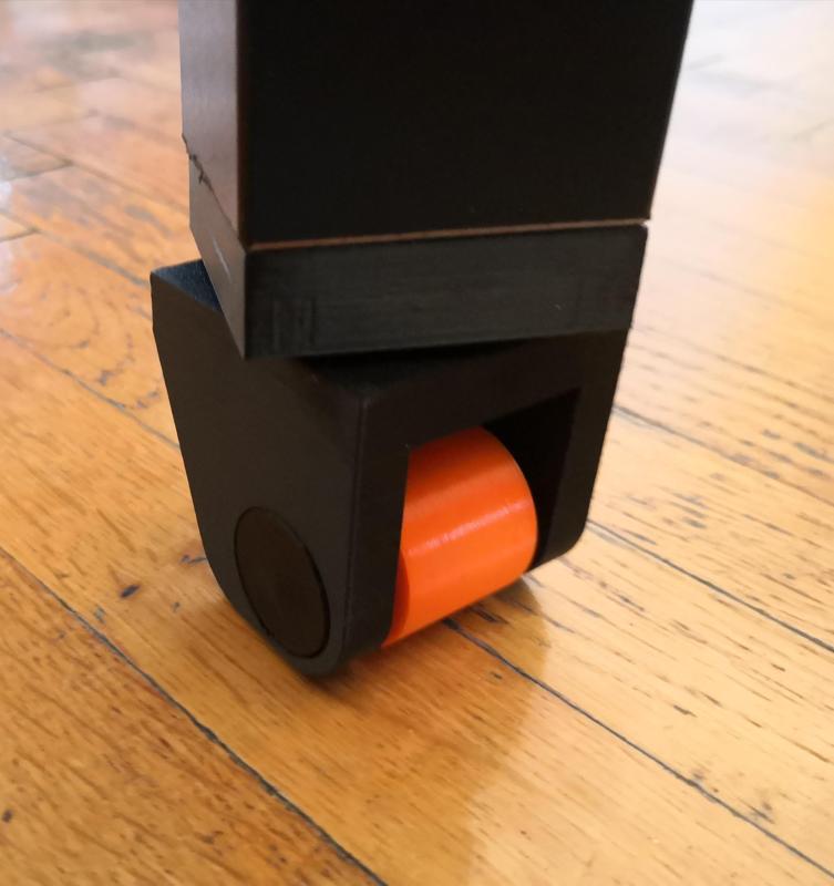 Furniture Roller - Castor - Smooth 360 ° Rotation - Suitable for IKEA Lack - Möbelrolle