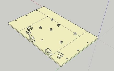 Ramps Board Support For MKS Gen L + Meanwell Case by Mo78