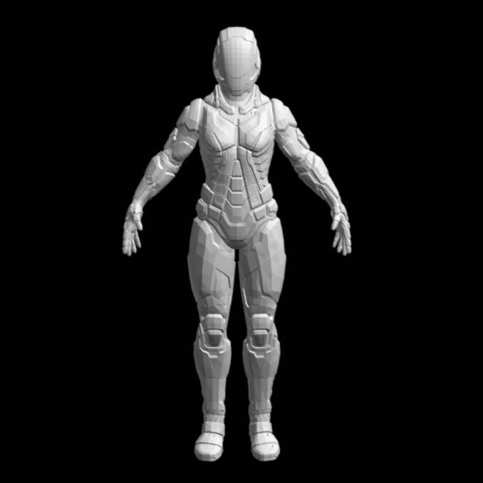 ARK Survival Evolved Gen2 Tek suit (female)