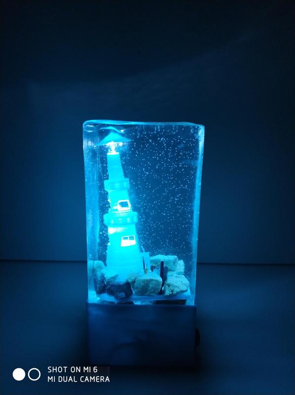 NIGHT LAMP : LIGHTHOUSE UNDER THE SEA