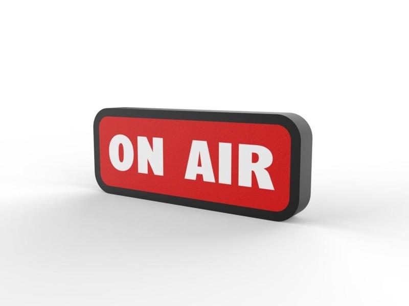 ON AIR RECORDING LIVE LUMINÁRIA - LED LAMP