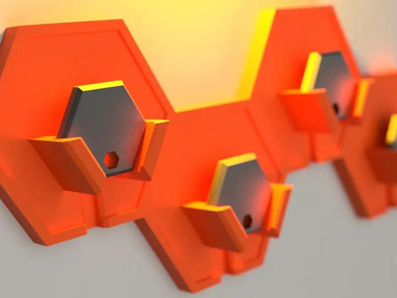 HoneyComb Keychain and Key organizer