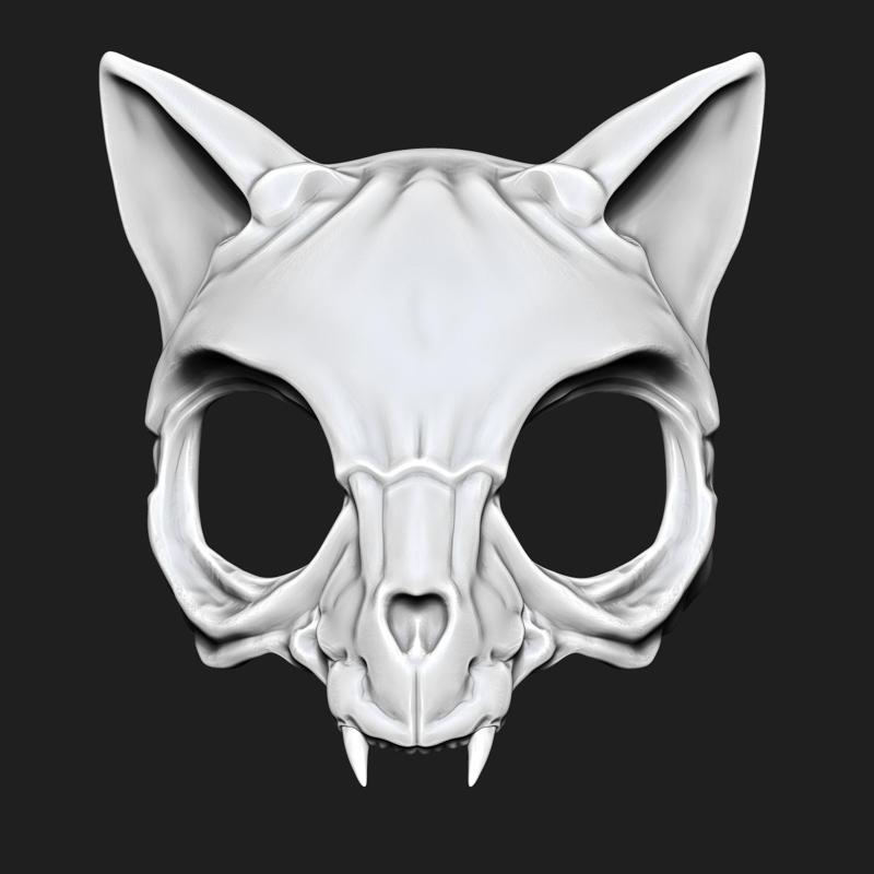 Mask Cat skeleton