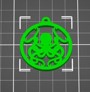 Octopus, Octopus, JEWELRY, HANGER FOR NECKLACE, EAR RINGS, KEY HANGER, CHARM