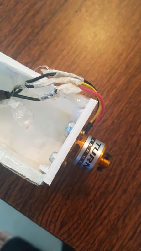 Motor Maunt  for turning c204-1600KV in 80% flytest power pack