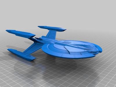 Star Trek - Federation Cardenas Class (USS Yeager/ISS Buran)