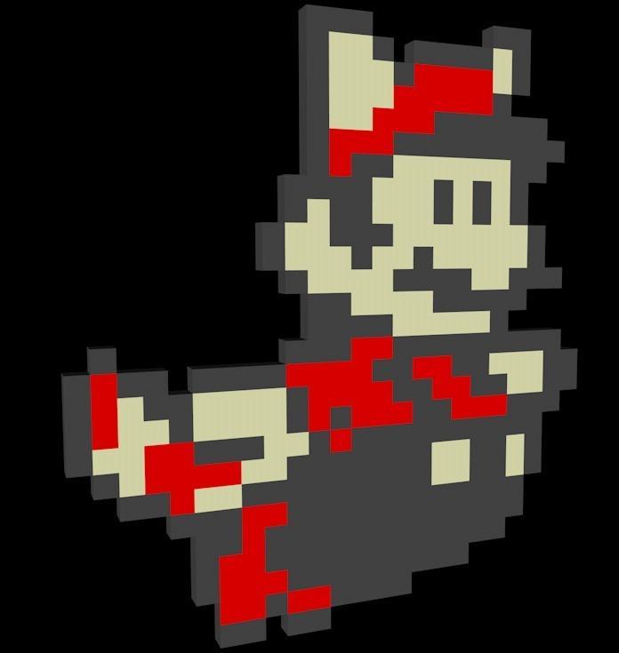 Pixel Art - Coon Super Mario