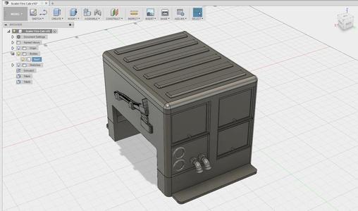 Scaler Fire Truck Cab