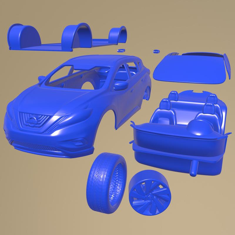 Nissan Murano Z52 2019 PRINTABLE CAR IN SEPARATE PARTS