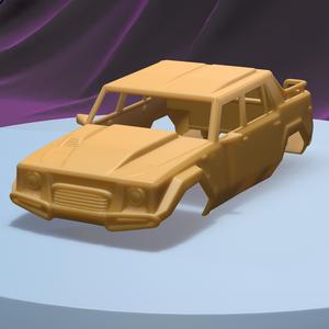 LAMBORGHINI LM002 PICKUP 1986 (1/24) printable car body