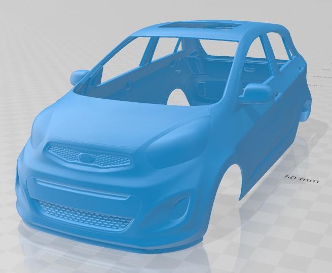 Kia Picanto 2012 Printable Body Car