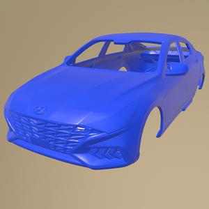 Hyundai Elantra N-Line 2021 PRINTABLE CAR BODY