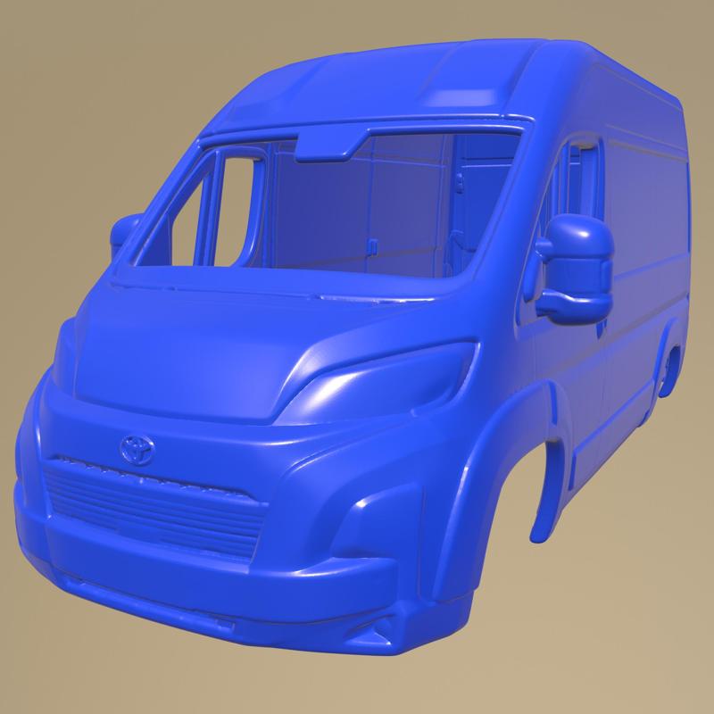 Toyota ProAce Max Van L1H2 2024 PRINTABLE CAR BODY