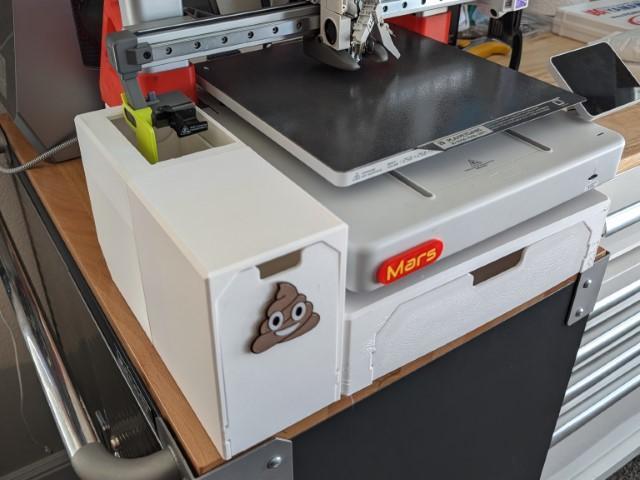 PHS+ Poo Drawer with Storage for the Bambulab A1