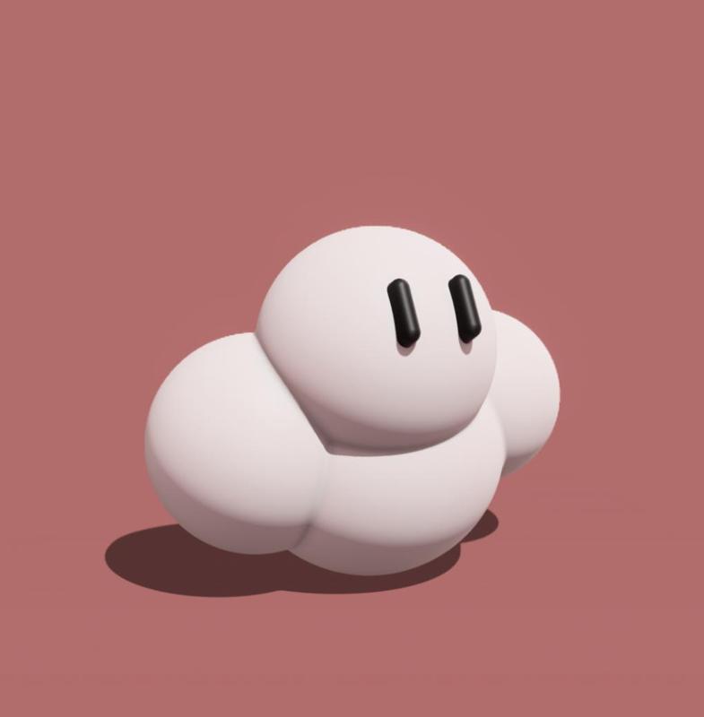 Fluffy Cloud with Skadis Hook - Super Mario Era