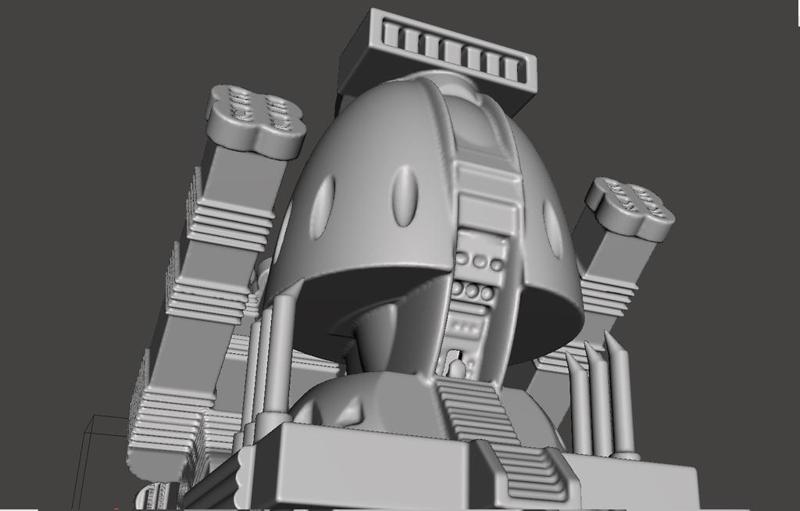 Robotech RRT RECONSTRUCTION BLUES ATMO-SCRUBBER (Tactical Game Piece)