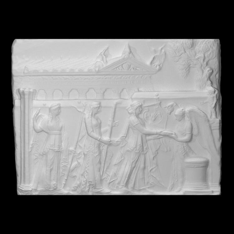 Relief with procession of gods