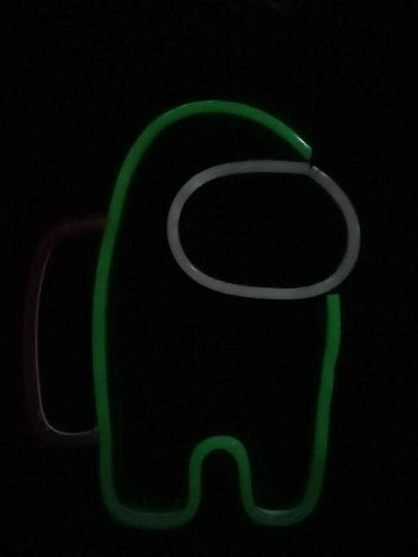 STRUCTURE FOR LED NEON AMONG US