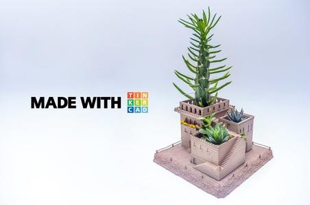 Mini Middle Eastern Villas Planter (3-in-1)