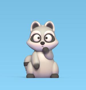 Surprised Raccoon