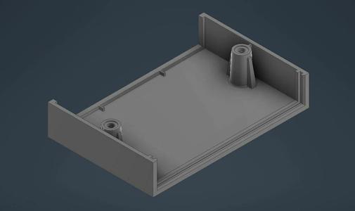 Recessed cabinet for electronics