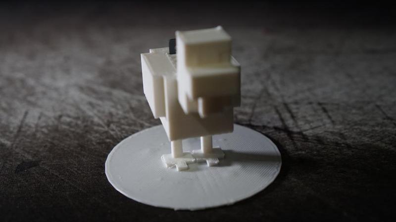 minecraft chicken SD card holder 