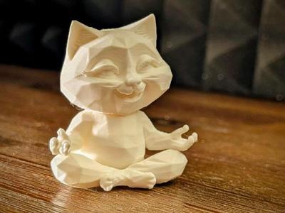 Mewdhi - Zen Cat Sculpture