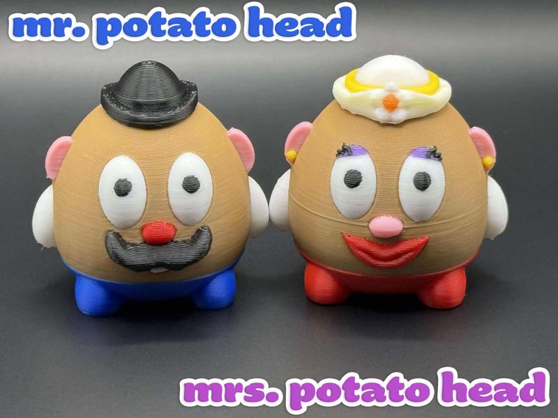 Chonky Chaps: Mr. and Mrs. Potato Head
