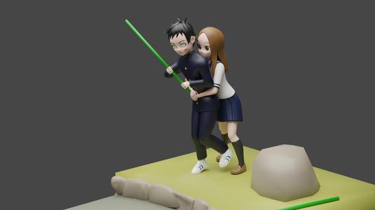 Teasing Master Takagi San - Fishing Scene