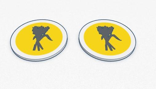 undiscovered landscape - tokens - wheet