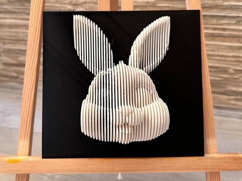 Bunny Layered Sculpture 