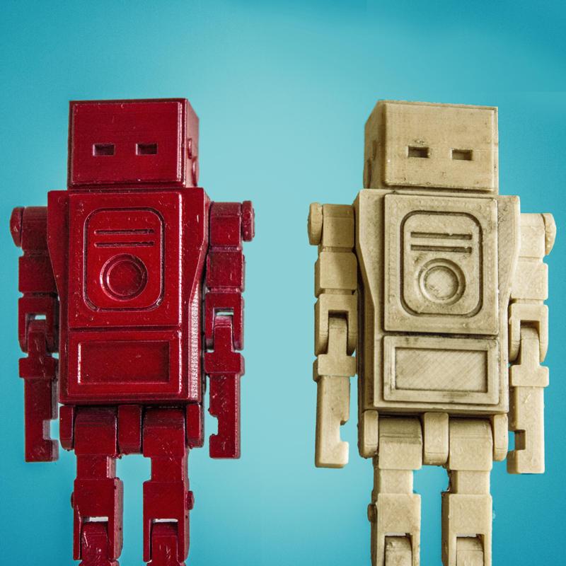 USBot - 3D printed USB Robot!