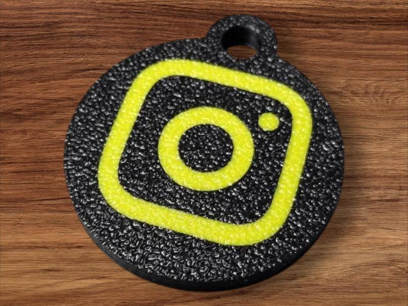 Instagram NFC Keychain