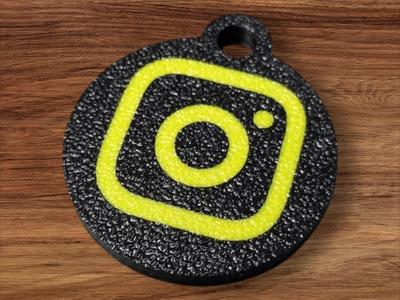 Instagram NFC Keychain