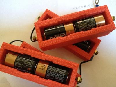 Modular C cell battery holder