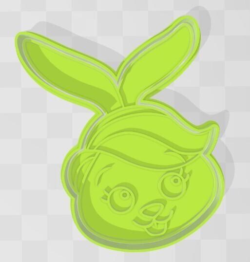 Cookie cutter with doe AQUARELA plim plim