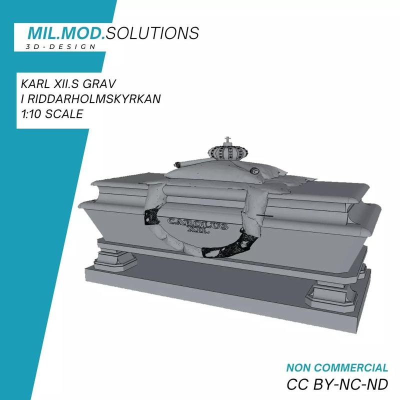 Karl XII grav i Riddarholmskyrkan