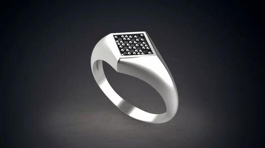 Man ring signet